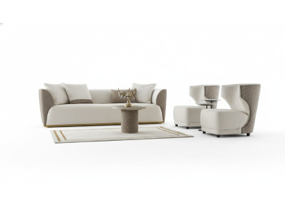 Poltrona di lusso design divano posti a sedere lounge club imbottito classico seduta relax nuovo