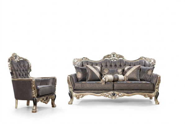 Divano componibile 3+1 posti Set Divano Design Divani Imbottiti Divani Relax Classico Divano nuovo