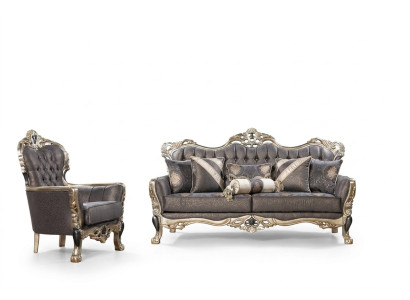 Divano componibile 3+1 posti Set Divano Design Divani Imbottiti Divani Relax Classico Divano nuovo