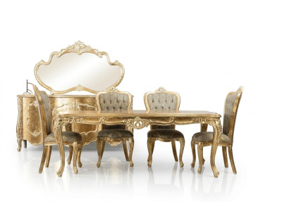 Barocco antico stile tavolo in legno massello tavoli di design classico stile rococò