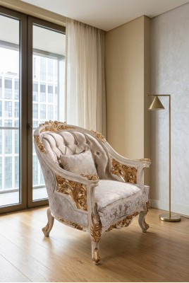 Poltrona Divano Imbottito Sedile Tessuto Designer 1 Posto Divani Imbottiti Chesterfield