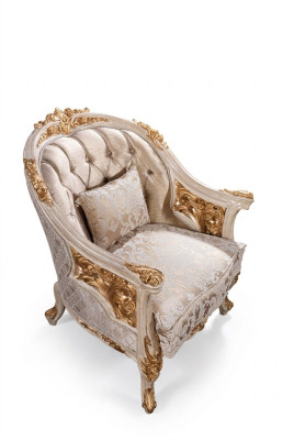 Poltrona Divano Imbottito Sedile Tessuto Designer 1 Posto Divani Imbottiti Chesterfield