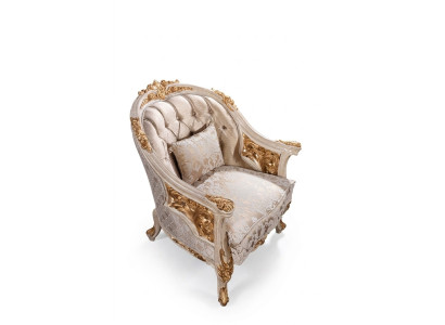 Poltrona Divano Imbottito Sedile Tessuto Designer 1 Posto Divani Imbottiti Chesterfield