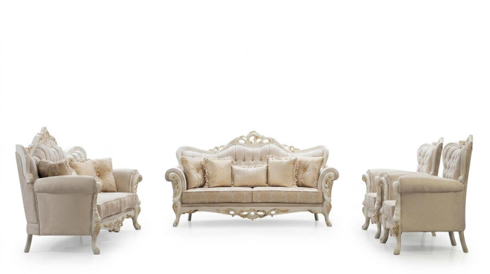 Divano componibile 3+3+1+1 Set design divano imbottito Divani classici