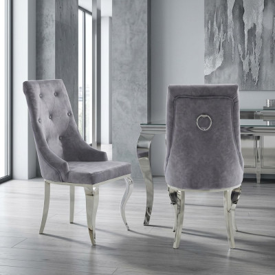 Design set di 8 sedie poltrona lusso gruppo moderno sala da pranzo