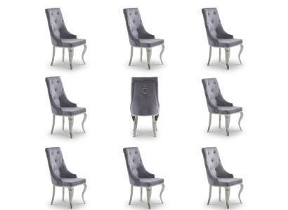 Design set di 8 sedie poltrona lusso gruppo moderno sala da pranzo