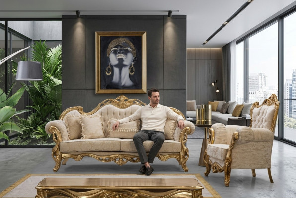 Set di divani 3 posti con tavolino da salotto divani di design mobili per soggiorno mobili di design