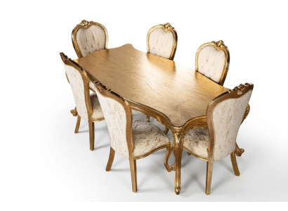 Tavolo 6 sedie Sala da pranzo Set completo di mobili 7 pezzi Nuovo Gruppo da pranzo