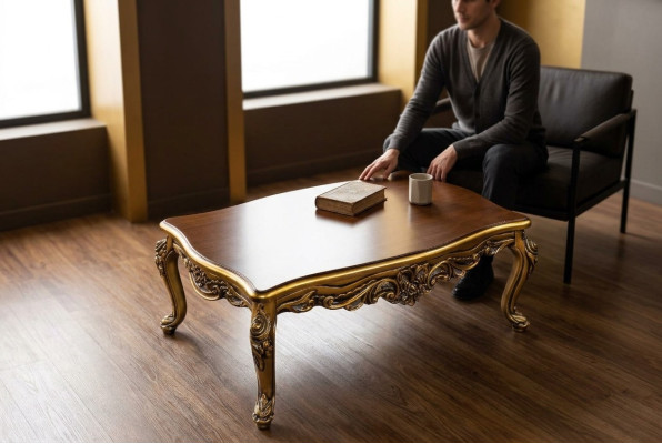Mobili di lusso Complementi d'arredo Tavolino Tavolo Tavolini classici 118x75cm