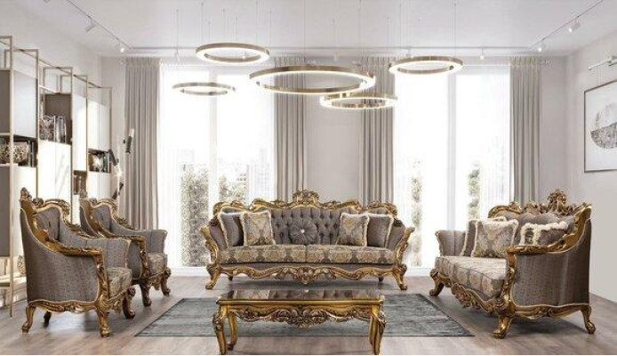 Mobili di lusso Complementi d'arredo Tavolino Tavolo Tavolini classici 118x75cm