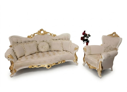 Classico divano soggiorno set di divani mobili arredamento 3+1 posti sofa