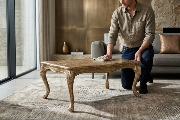 Tavolino da salotto in legno di lusso 120x72 tavoli mobili d'arredamento