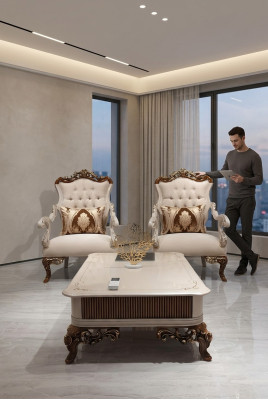 Poltrona Chesterfield barocco divano divano mobili arredamento divani divani sedia