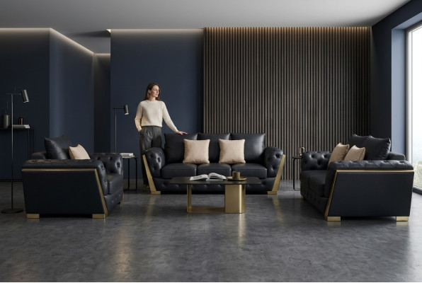 Chesterfield 3+2+1 set di divani soggiorno mobili divano divani set da 3 pezzi