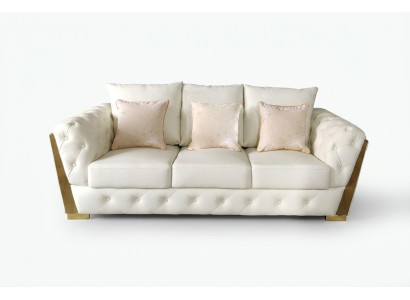 Divano a tre posti, arredamento Chesterfield Medusa di lusso.