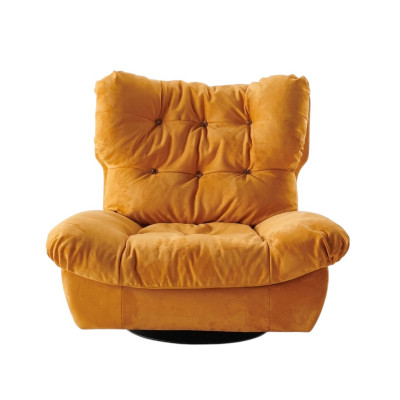 Poltrona TV Girevole Monoposto Relax Divano Tessile Stoffa  Poltrona TV Girevole Singola Relax Divano Tessile Stoffa