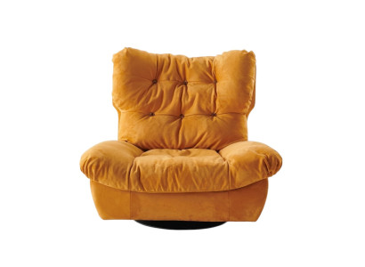 Poltrona TV Girevole Monoposto Relax Divano Tessile Stoffa  Poltrona TV Girevole Singola Relax Divano Tessile Stoffa