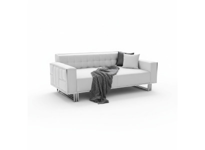 Divano multifunzione regolabile Divano a due posti design bianco
