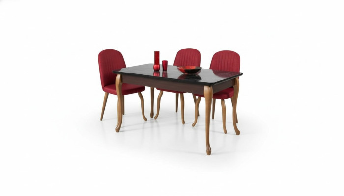 Tavolo da pranzo Set da pranzo Sala da pranzo Set Tavolo e sedie Set Sala da pranzo Tavolo 4 sedie 5 pezzi.