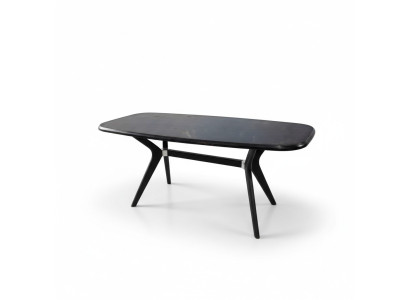Tavolo da pranzo nero 160x85 Tavolo da pranzo Tavoli Mobili in legno