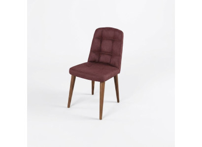 una sedia rosa su gambe di legno per la tua sala da pranzo Nuovo modello