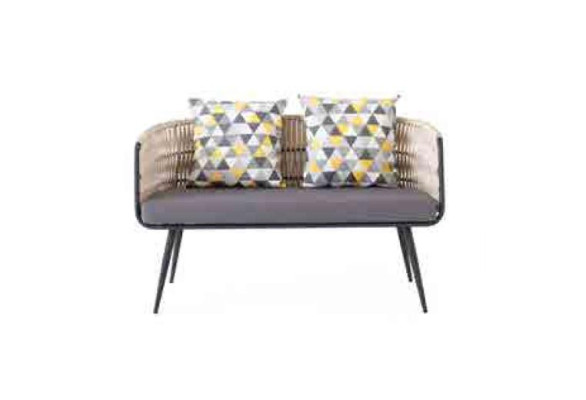 Mobili da giardino, set divano, tavolo, sgabello, poltrona, veranda, gruppi di sedute 4 pezzi.