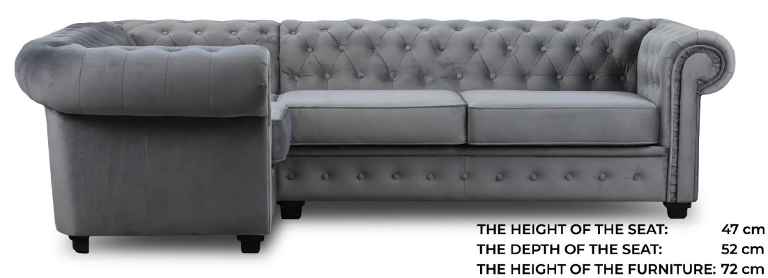 Divano Chesterfield Divano Divano Poltrona Angolo Divani Divani Tessuto Tessile