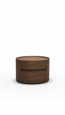 Comodino in legno design moderno in legno autentico per la camera da letto.