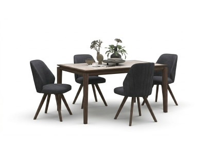 Sala da pranzo tavolo cucina mobili in legno massello di lusso mobili d'arredamento moderni