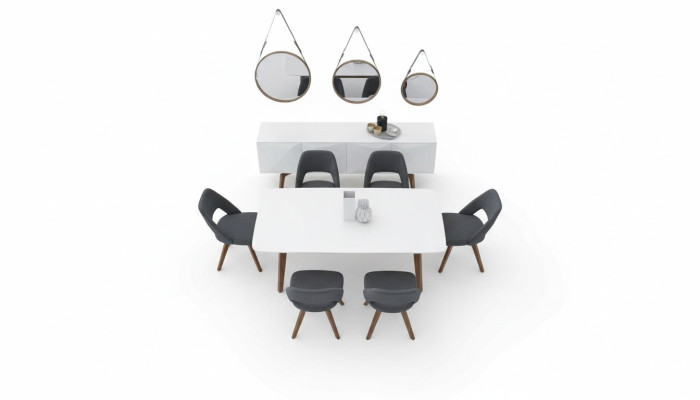 Set da pranzo di lusso Mobili tavolo da pranzo Sedie Credenza Mobili in legno massello  Set da pranzo di lusso Mobili tavolo da pranzo Sedie Credenza Mobili in legno massello