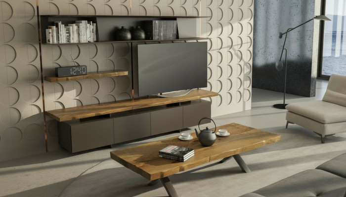 Tavolino in legno Mobili moderni per soggiorno Tavolino da salotto di lusso Tavolino TV