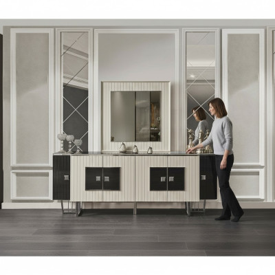 Comò Scaffale Console Mobili Credenza Stile Italiano Comò Armadio Lusso