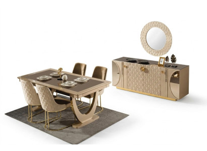 Un meraviglioso set per un sala da pranzo in stile contemporaneo