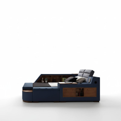 Letto multifunzionale Letti matrimoniali moderni Struttura letto Letti 200x200cm Hotel Nuovo