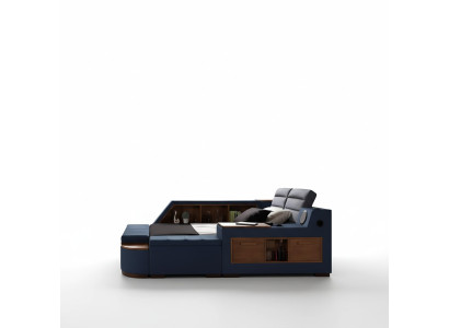 Letto multifunzionale Letti matrimoniali moderni Struttura letto Letti 200x200cm Hotel Nuovo