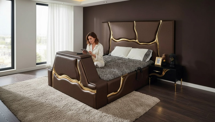 Design Letto Letti Imbottiti Letti Matrimoniali Mobili Matrimoniali Camera da Letto Letto con Struttura