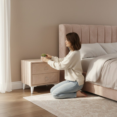 Design comodino console tavoli ausiliari camera da letto legno consolle di lusso nuovi