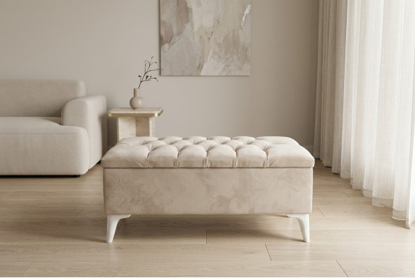 Disegno sgabello Design imbottito poggiapiedi Pouf seduta Tessile Chaise longue