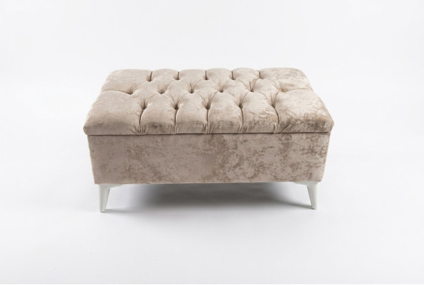 Disegno sgabello Design imbottito poggiapiedi Pouf seduta Tessile Chaise longue