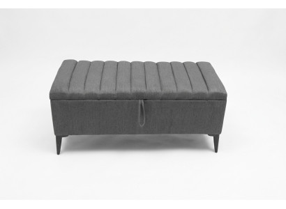 Design sgabello design imbottito poggiapiedi otomana sedile tessile chaise longue pufa