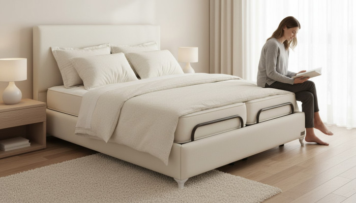 Camera da letto di lusso Letto Matrimoniale Letto in Legno Letti Imbottiti Cornice Letto Matrimoniale Moderna