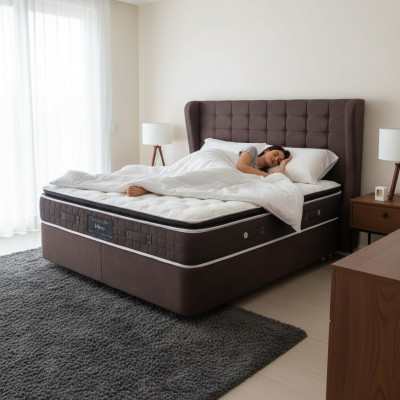 Camera da letto di lusso Letto Matrimoniale Design Mobili Letto Cornice letto Albergo