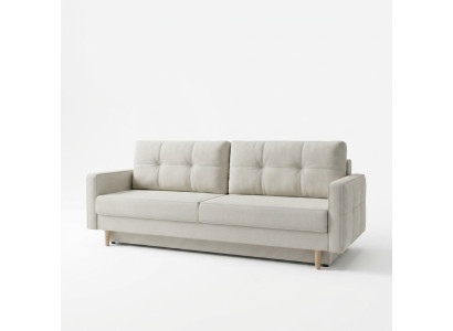 Divano 3 posti Bianco Divani Seduti Soggiorno Design Moderno Tessuto Imbottito Lusso Nuovo