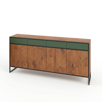Comò marrone elegante comò di lusso in legno armadio camera da letto