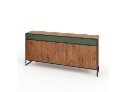 Comò marrone elegante comò di lusso in legno armadio camera da letto