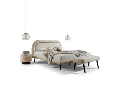 Letto Bianco Bel Design Moderno Letti Matrimoniali Camera da Letto Mobili Eleganti