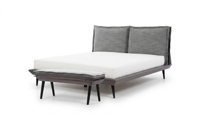 Letto Grigio Bel Design Moderno Lusso Letti Camera da Letto Mobili Eleganti