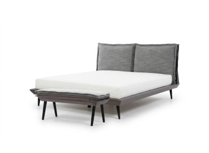 Letto Grigio Bel Design Moderno Lusso Letti Camera da Letto Mobili Eleganti