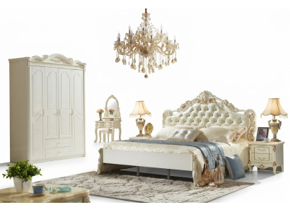 Armadio bianco in legno design camera da letto mobili classici