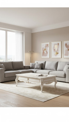 Tavolino Bianco Tavoli Soggiorno Design Classico Elegante Mobili
